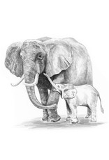 Royal Langnickel Mini SKBN Elephant and Baby