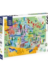 Trefl Canada Map 500pc 650161