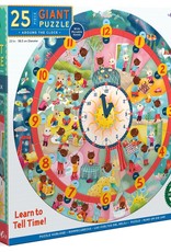 eeBoo AROUND THE CLOCK 25PC GIANT ROUND PUZZLE