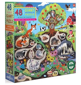 eeBoo WITHIN THE COUNTRY 48 PC GIANT PUZZLE