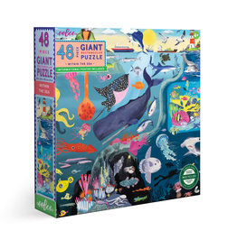 eeBoo WITHIN THE SEA 48 PC GIANT PUZZLE