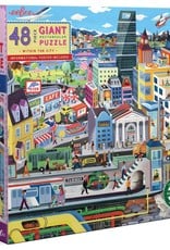 eeBoo WITHIN THE CITY 48 PC GIANT PUZZLE