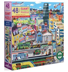 eeBoo WITHIN THE CITY 48 PC GIANT PUZZLE