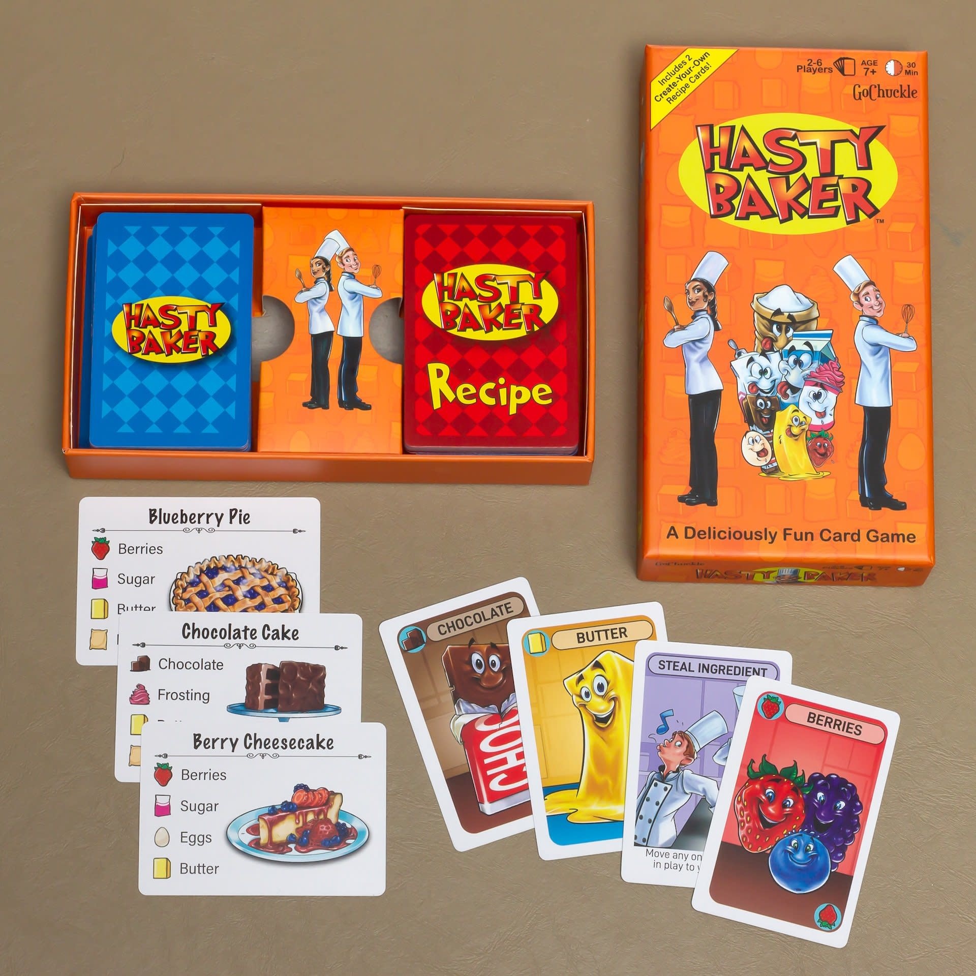  Hasty Baker Family Card Game 2-6 Players, Ages 7+, Creative  Child Game 2023, 2022 Game of The Year, Autism Live Award Winner Family Fun  Card Game Night for Kids and Adults 
