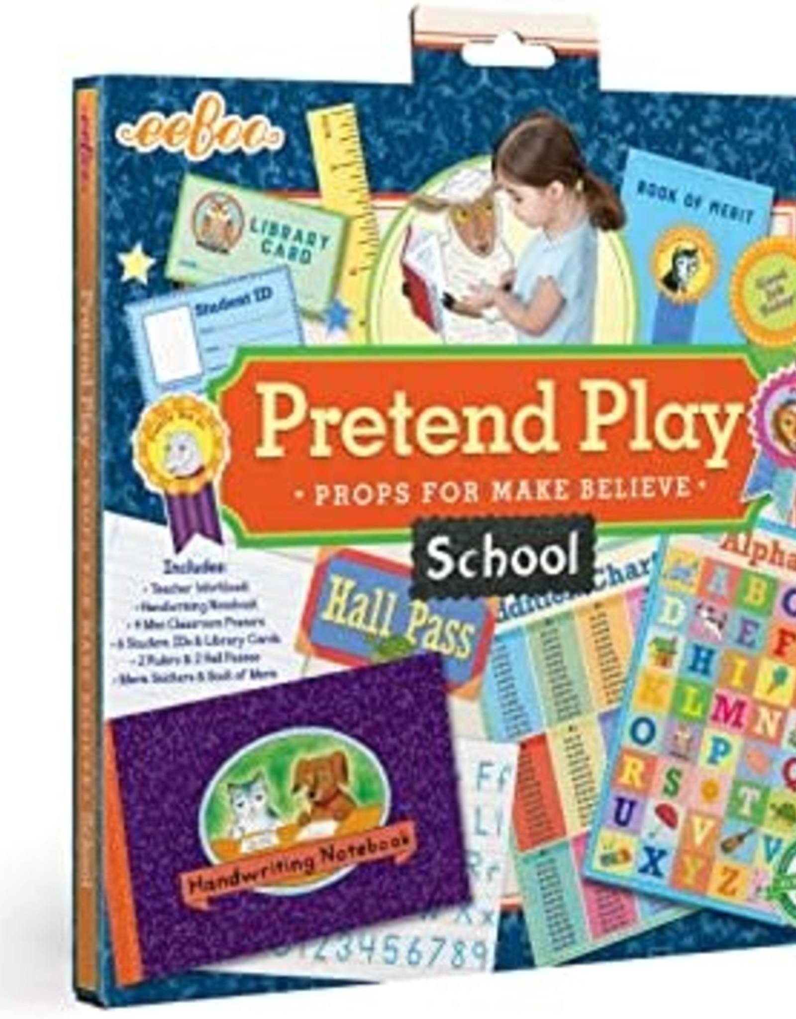 eeBoo Pretend Play - Props for Make Believe School