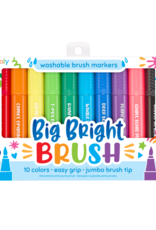 OOLY BIG BRIGHT BRUSH MARKERS - SET OF 10