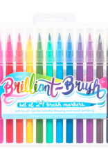 Brilliant Brush Markers Set of 24 - OOLY