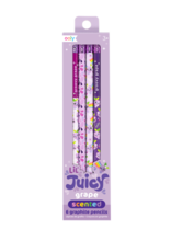 OOLY LIL JUICY SCENTED GRAPHITE PENCILS- GRAPE (SET OF 6)