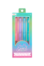 OOLY Oh My Glitter Retractable Glitter Ink Gel Pens Set of 4