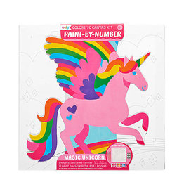 OOLY COLORIFIC CANVAS PAINT BY NUMBER KIT (MAGIC UNICORN)