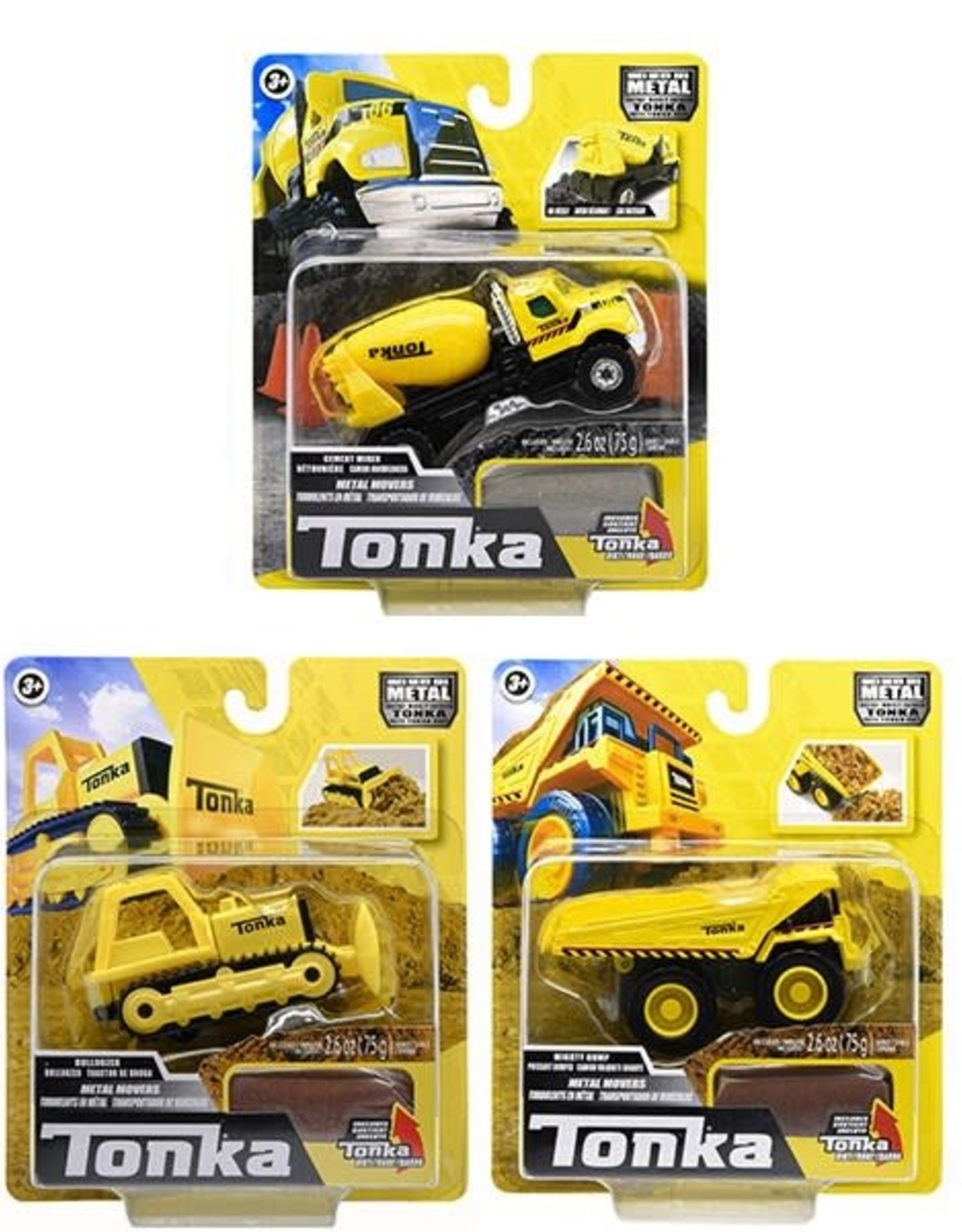 Tonka METAL MOVERS SINGLE PACK ASST (6) BL