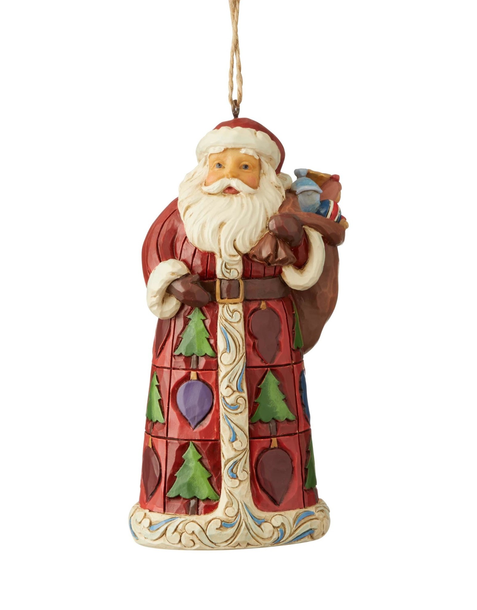 Jim Shore H/O Santa With Toy Bag