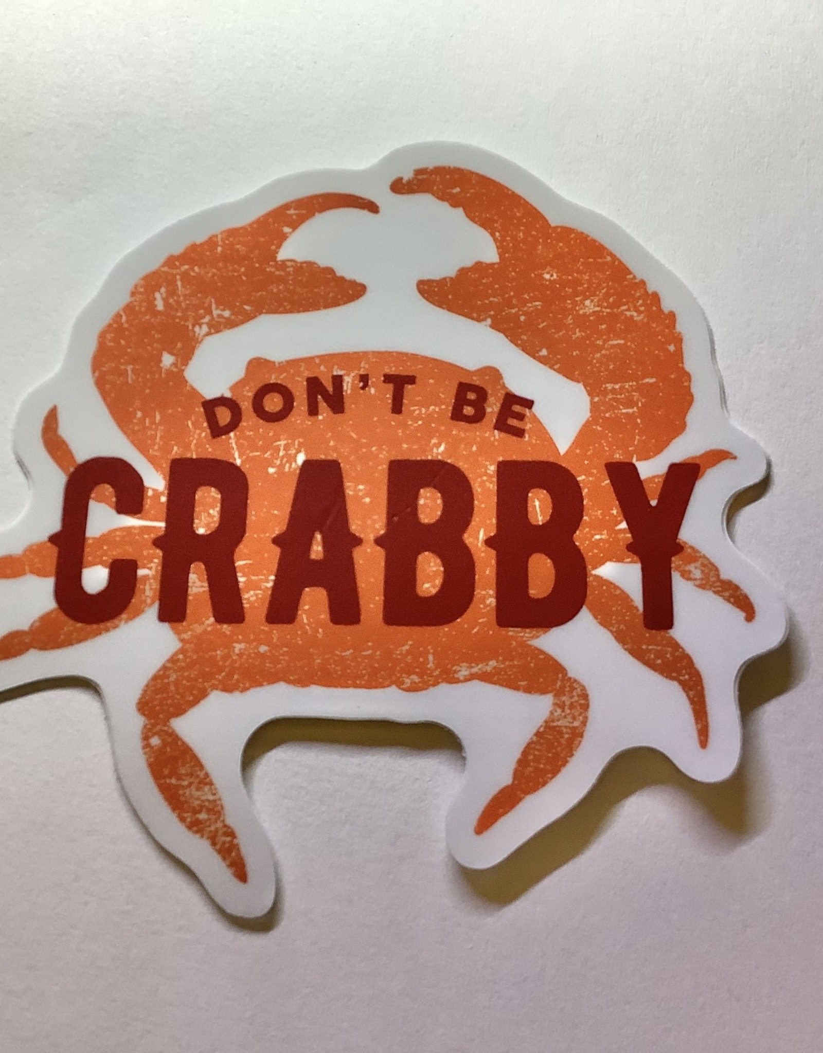 Stickers NW DON'T BE CRABBY | LARGE PRINTED STICKER