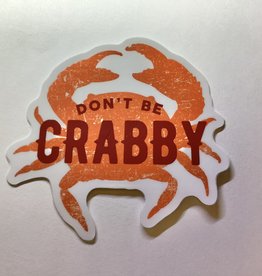 Stickers NW DON'T BE CRABBY  LARGE PRINTED STICKER