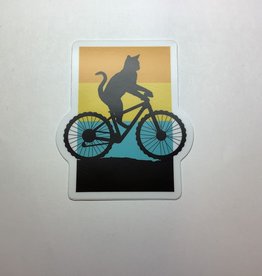 Stickers NW Bicycle Cat Sticker