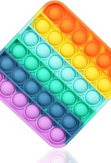 Push 'n' Pop Push Bubble Fidgets Rainbow (Square)