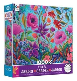 Ceaco 1000PC PEGGY'S GARDEN-PURPLE BOX