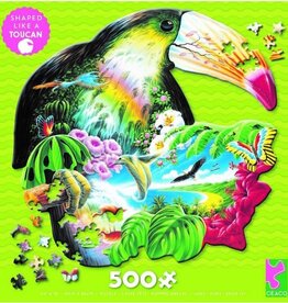 Ceaco 500PC PUZZLE SHAPES -TOUCAN