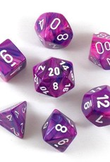 Chessex Dice - 7pc Festive Polyhedral- Violet/White