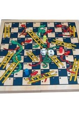 CHH Games Snakes and Ladders-Folding Wood Board