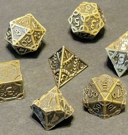 7 pcs Steampunk Solid Metal Set - Gold