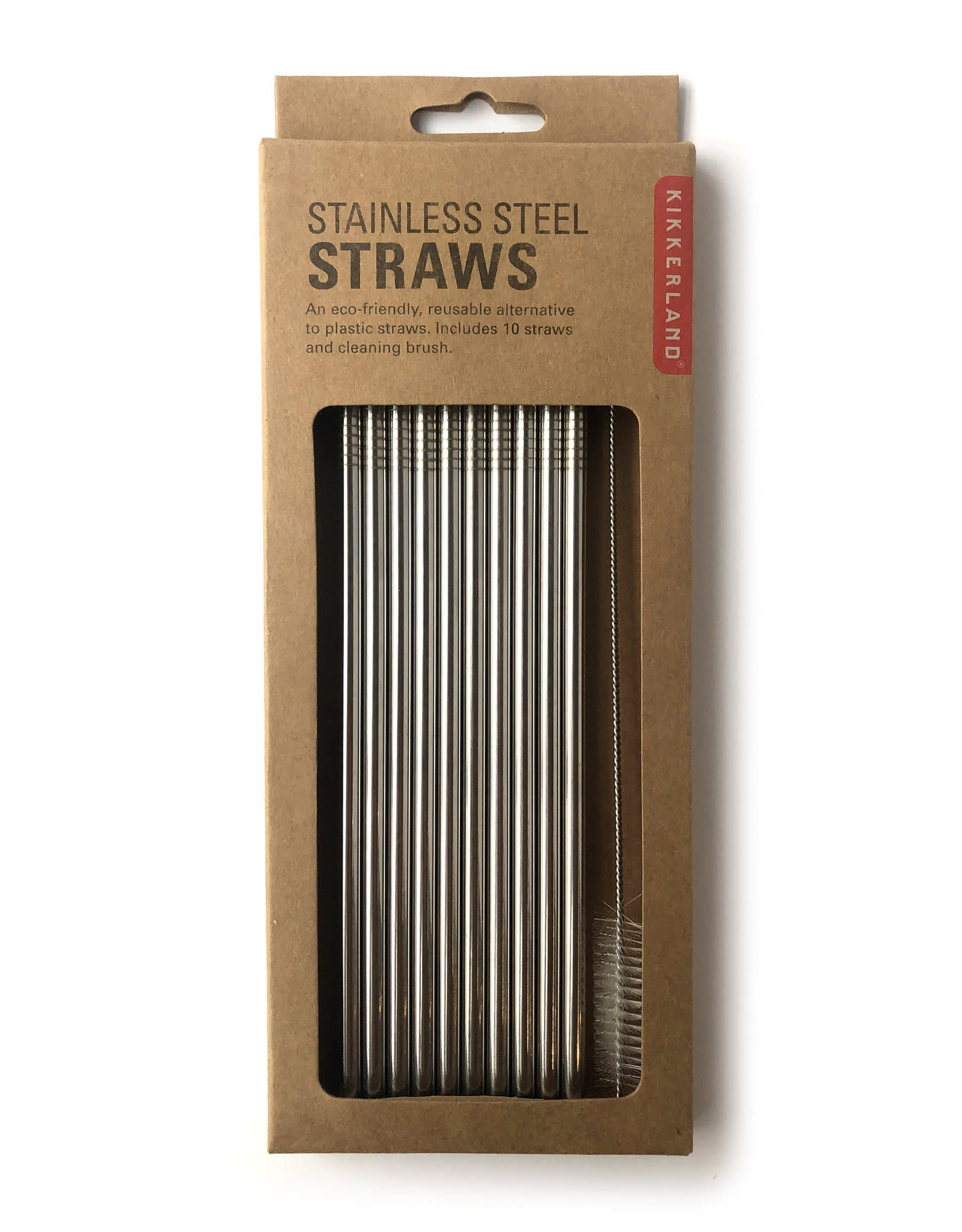 Kikkerland Stainless Steel Straws