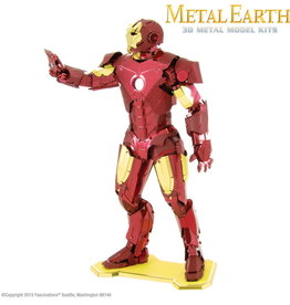 MetalEarth M.E. Marvel Iron Man (Mark IV),3 sh.