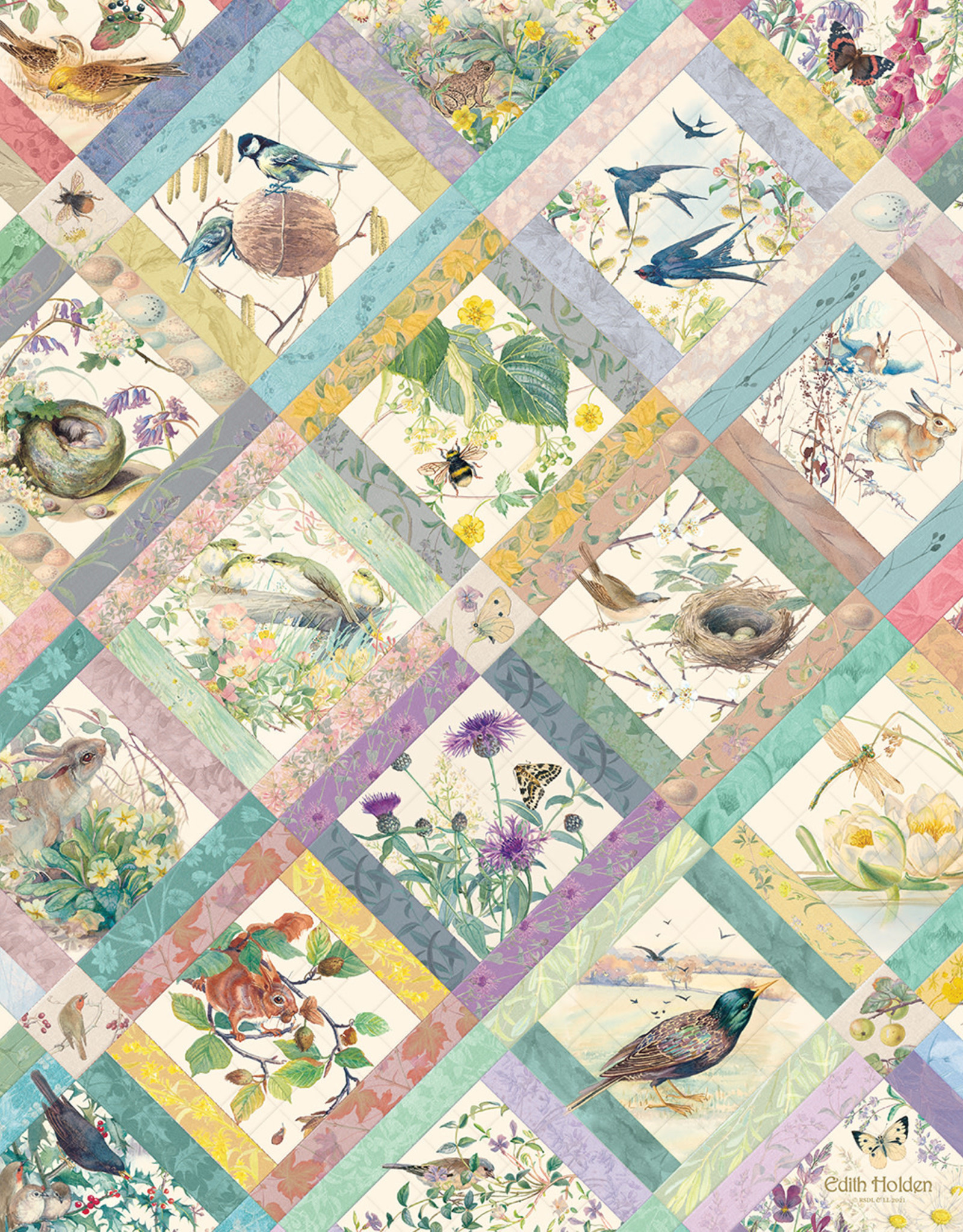 Cobble Hill Country Diary Quilt 1000pc CH80357