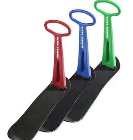 Slippery Racer Downhill Ski Scooter Sled - Green