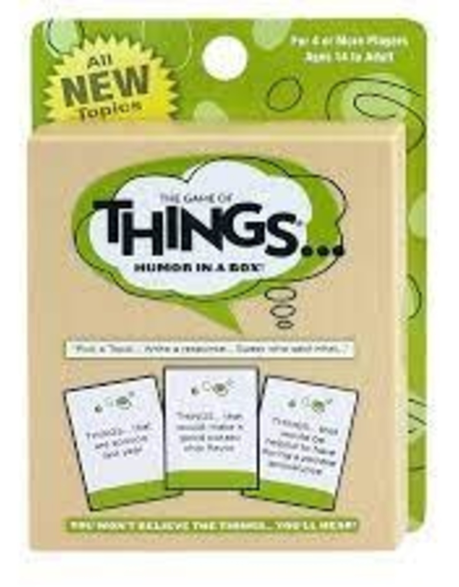 Hasbro The Game of Things Card Game