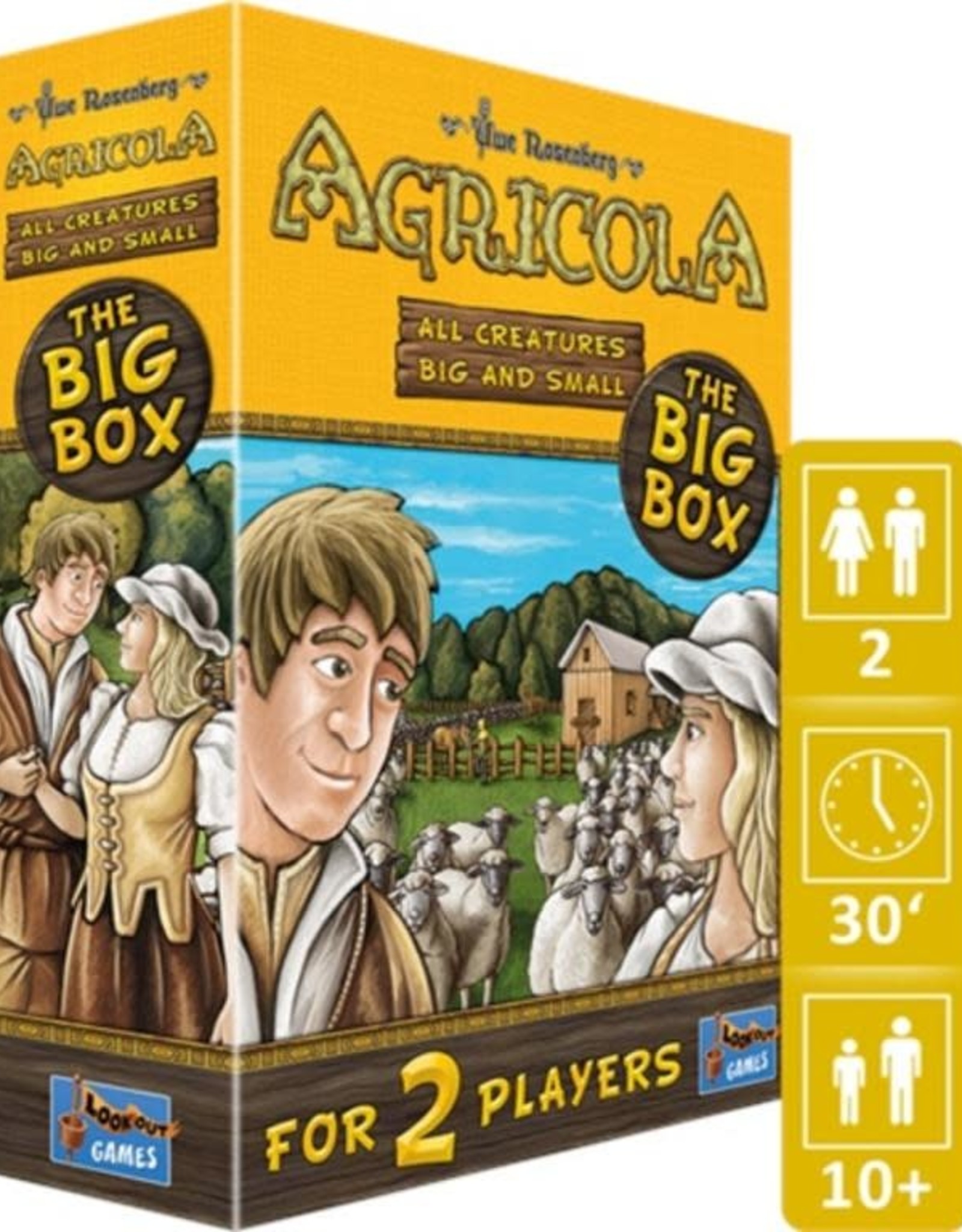Z-Man Games AGRICOLA : ALL CREATURES BIG AND SMALL BIG BOX