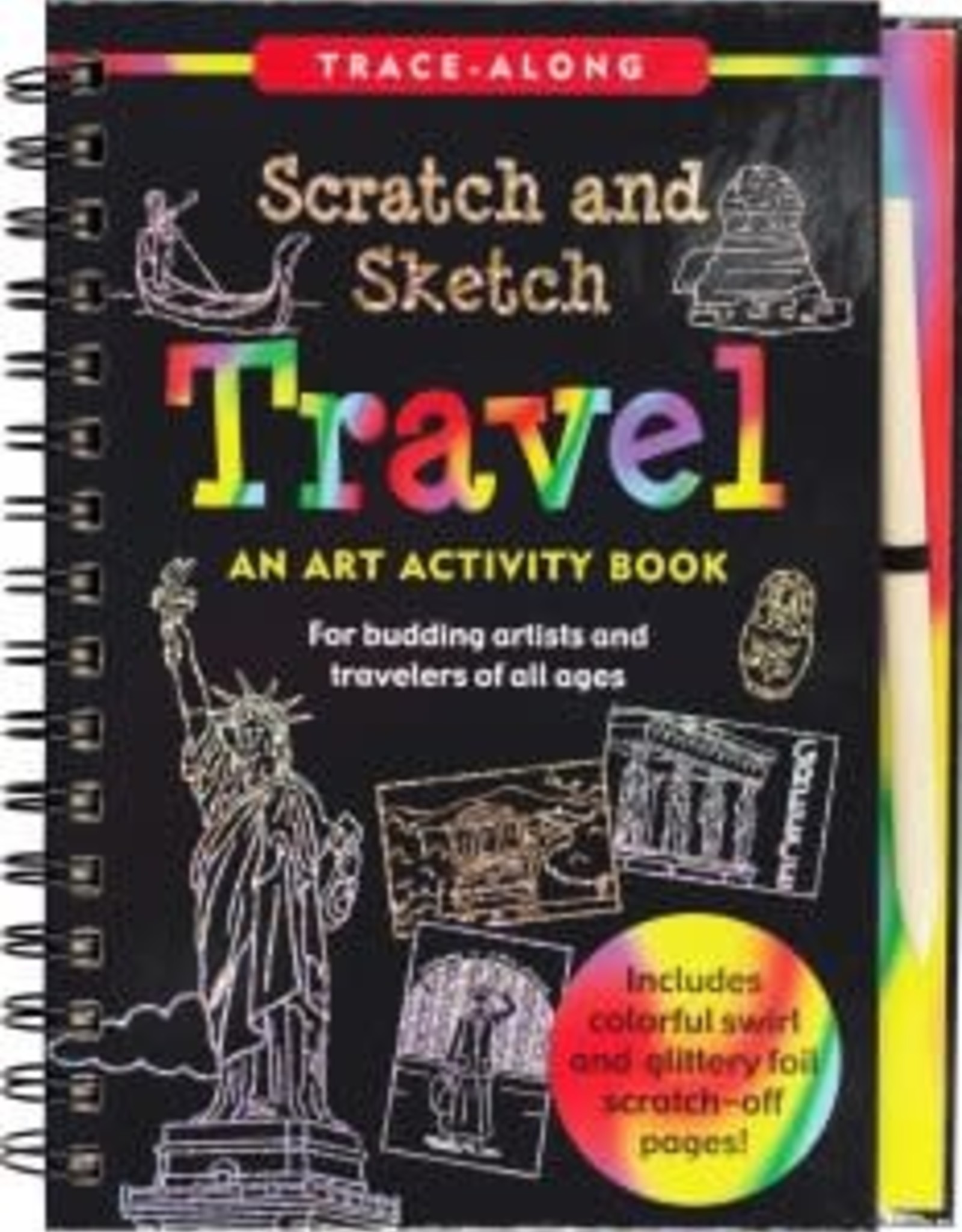 Peter Pauper Press SCRATCH & SKETCH TRAVEL
