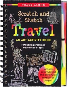Peter Pauper Press SCRATCH & SKETCH TRAVEL - Monkey Mountain Toys & Games