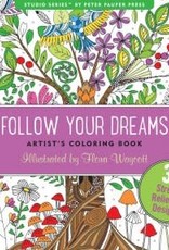 Peter Pauper Press FOLLOW YOUR DREAMS ARTIST'S COLORING BOOK