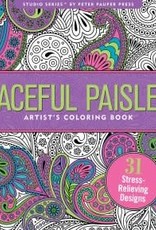 Peter Pauper Press Peaceful Paisleys Coloring Book