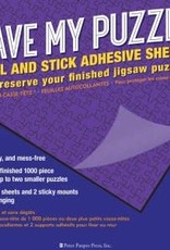 Peter Pauper Press SAVE MY PUZZLE! PEEL AND STICK ADHESIVE SHEETS