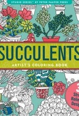 Peter Pauper Press Succulents Coloring Book