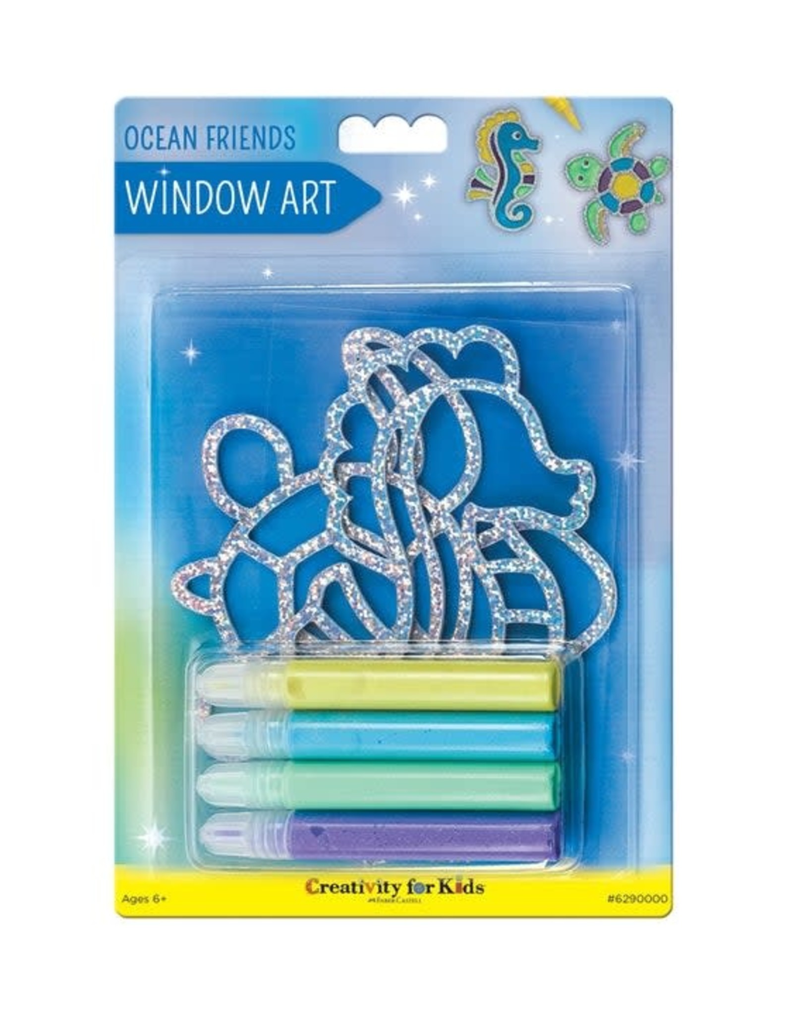 Creativity For Kids OCEAN FRIENDS WINDOW ART