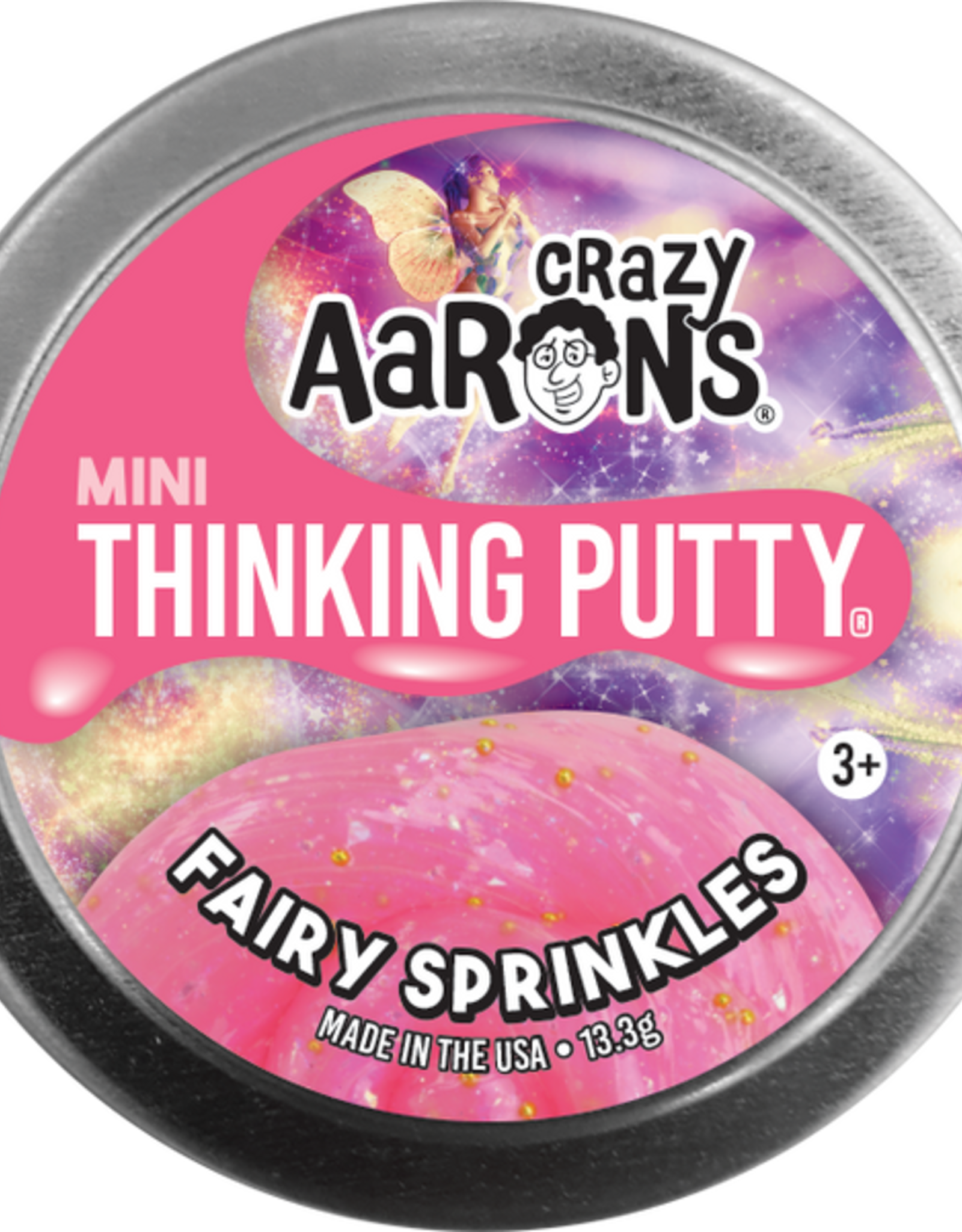 Crazy Aarons's Thinking Putty 2" MINI THINKING PUTTY - FAIRY SPRINKLES