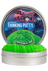 Crazy Aaron's Thinking Putty Crazy Aaron's Ghostwriters putty 4" Tins Invisible Ink