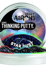 Crazy Aaron's Thinking Putty Crazy Aaron's Cosmic Glow putty 4" Tins Star Dust