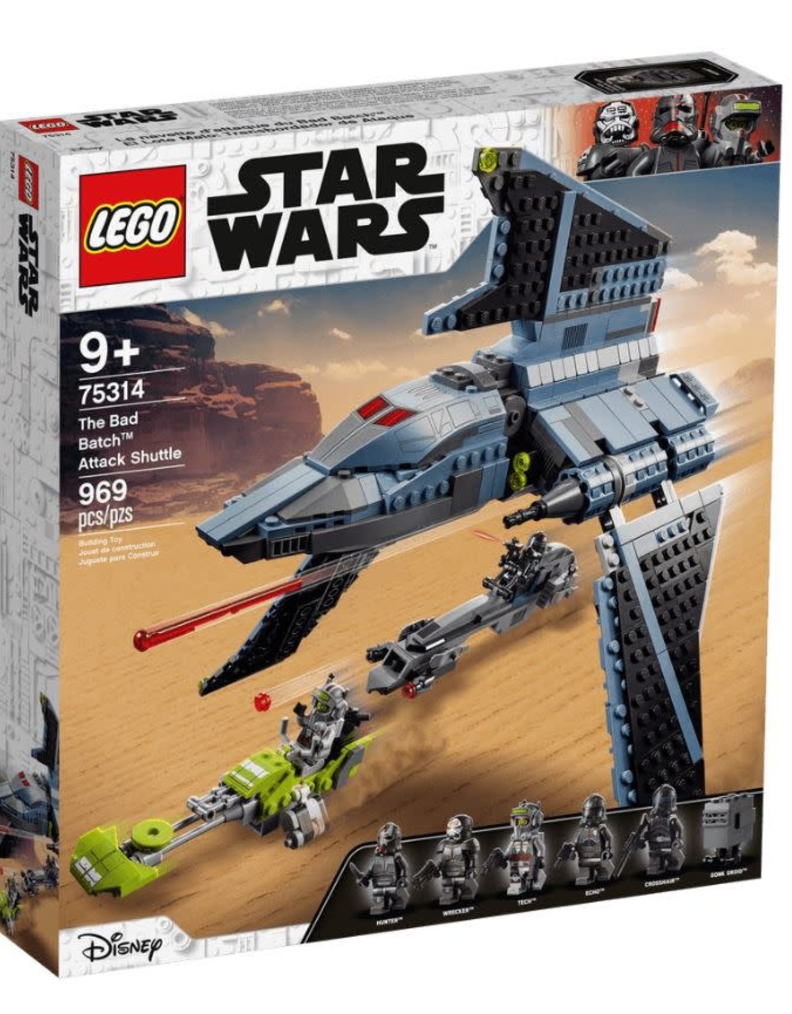 LEGO 75314 The Bad Batch™ Attack Shuttle