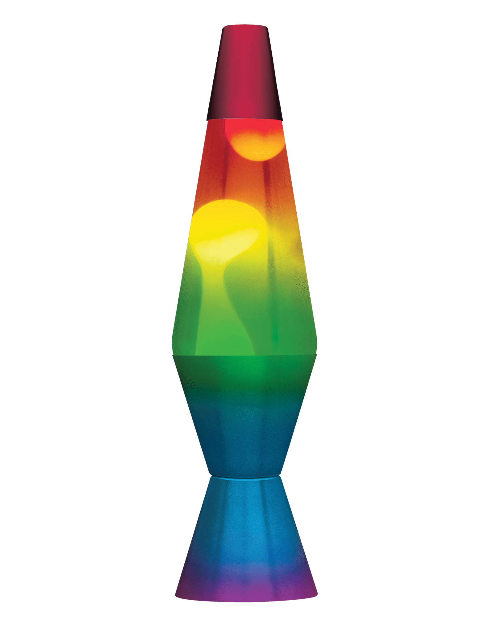 Lava Lamp 14.5" Lava Lamp RAINBOW HNDPT - TRICL