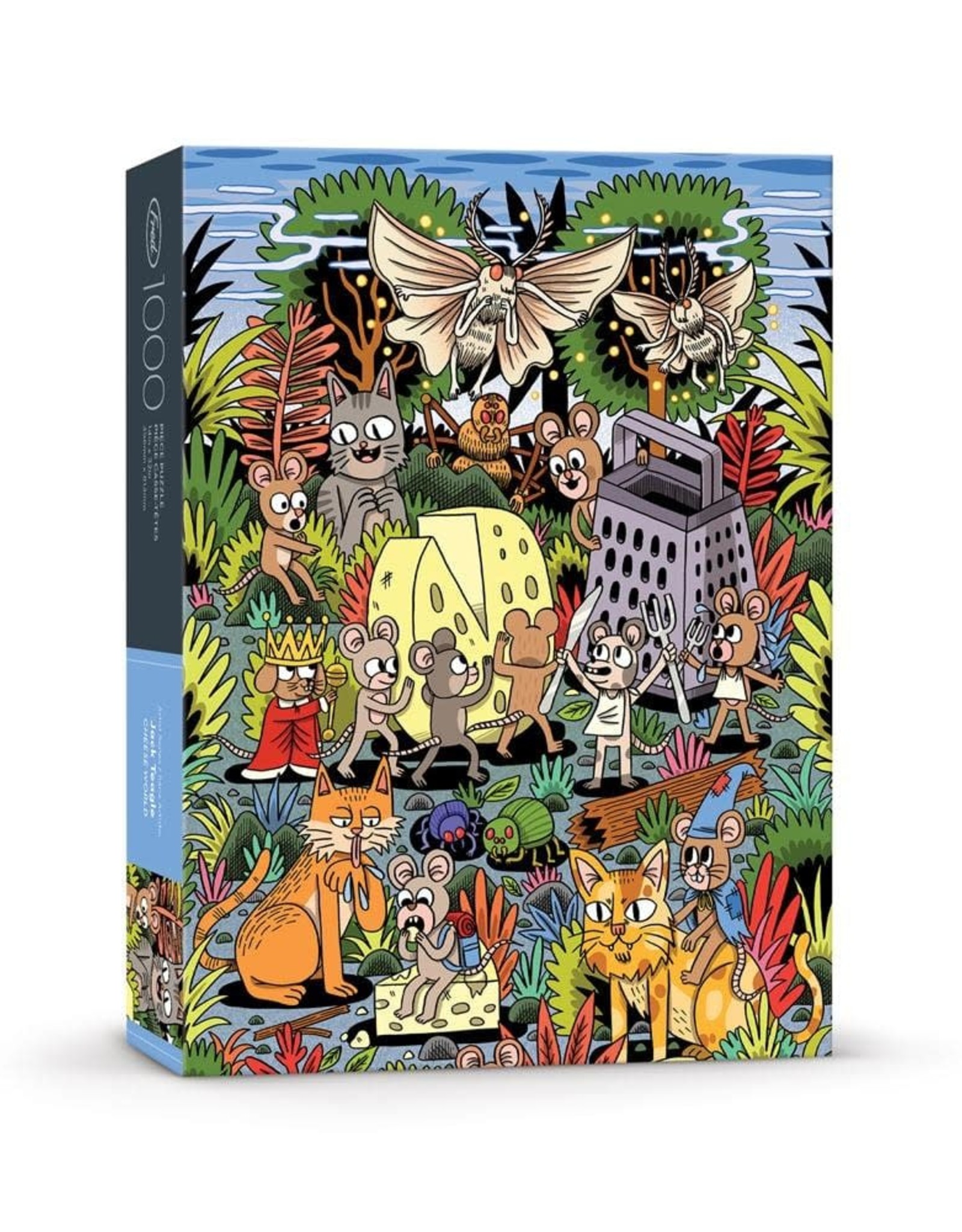 Fred & Friends FRED PUZZLE 1000 PC - CHEESE WORLD