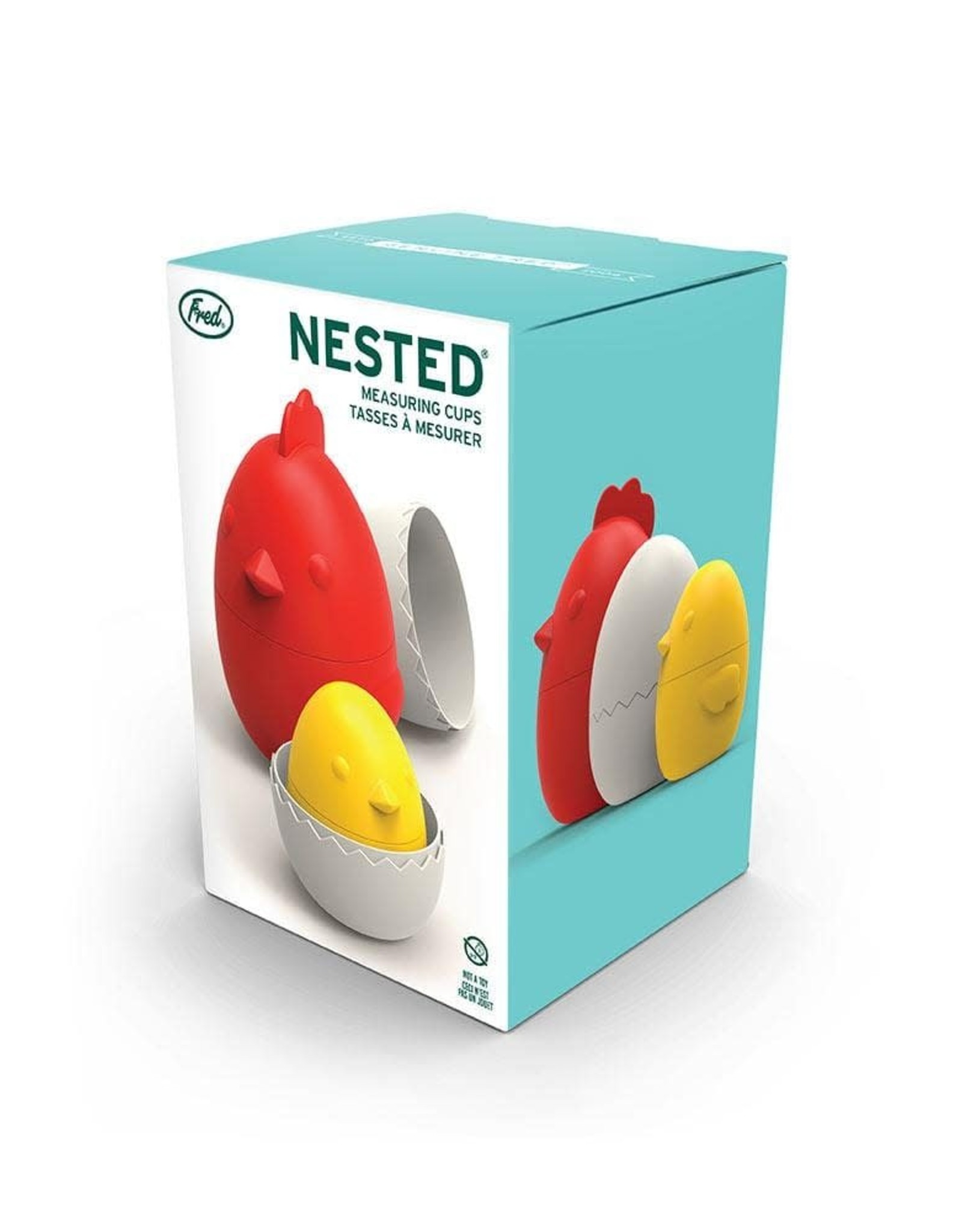 Fred & Friends FRED NESTED - BIRD EGG CHICK MEASURE