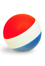Zibbers Rubber Hi Bounce Ball (Red/White/Blue)
