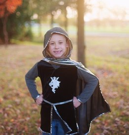 Great Pretenders Silver Knight With Tunic, Cape & Crown, Size 5-6