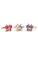 Great Pretenders Boutique Butterfly Gem Rings, 3pcs