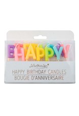 Great Pretenders Happy Birthday Rainbow Candles, (13 pcs)