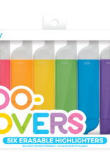 OOLY DO-OVERS ERASABLE HIGHLIGHTERS - SET OF 6